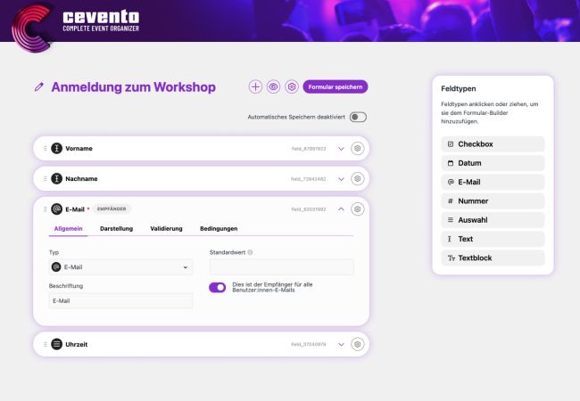 Übersichtlicher WordPress-Formularbuilder mit zahlreichen Konfigurationsmöglichkeiten